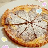 土台が自慢♡ココアチーズタルト